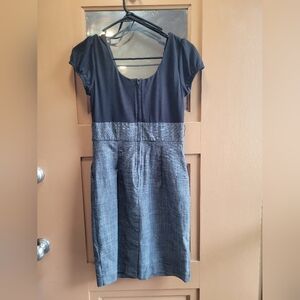 IN San Francisco black and green mini dress